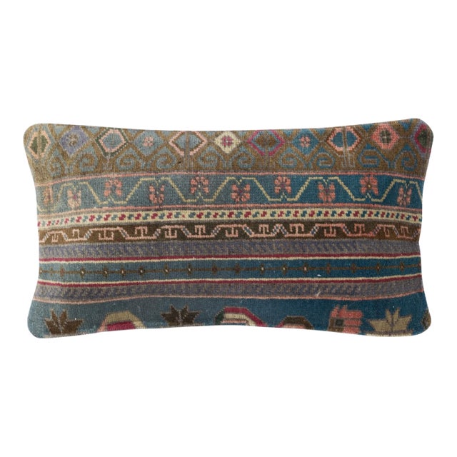 13"x24" Rustic Turkish Cushion Cover. Toss Pillow. Vintage Lumbar Pillow Cover For Sale