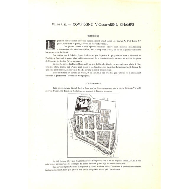 Traditional "Jardins De France: Volume Ii" 1925 Pean, P. For Sale - Image 3 of 12