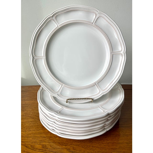 Gien Motton French Faience Dinnerware-8 Place Settings + Serving Pieces For Sale In New York - Image 6 of 14
