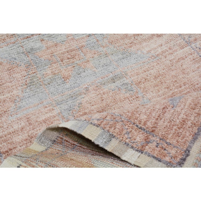 1970s Moroccan Hand Knotted Wool Rug, 3'x8'8" For Sale - Image 4 of 4