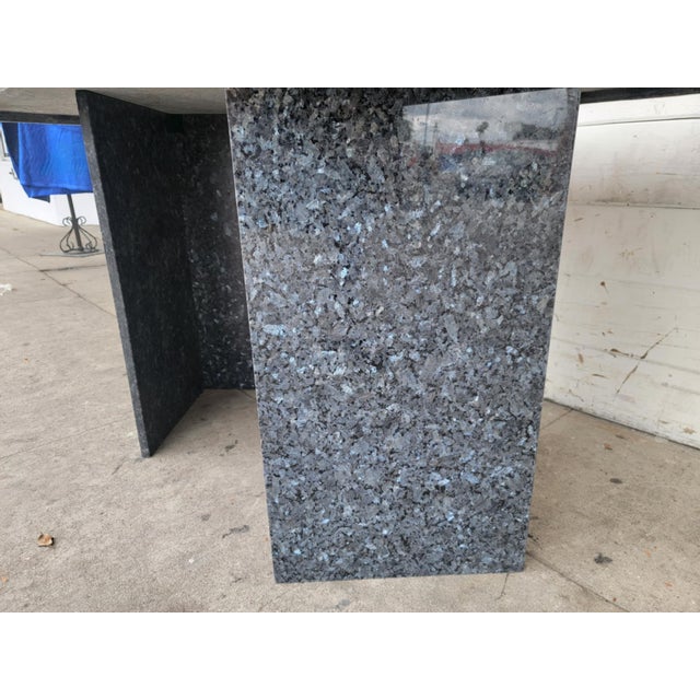 1970s Modern Granite Dining Table For Sale - Image 12 of 17