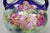 Vintage Victorian Blue Hand Painted Porcelain Floral Twin Handled Bulbous Vase For Sale - Image 4 of 14
