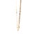 Vintage 14k-18k Yellow Gold Bar Stick Link Pearl Opera Necklace 34'long For Sale - Image 4 of 5