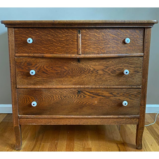 Caldwell Furniture of Lenoir North Carolina Oak Dresser Chairish