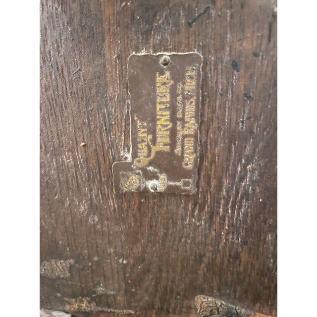 Antique Stickley Bros. Oak Writing Desk For Sale In Boston - Image 6 of 10