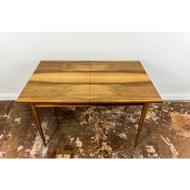 Mid-Century Extendable Dining Table in Walnut from BFM, Poland, 1960s For Sale - Image 6 of 14