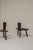 Brutalist Hand-Carved Wooden Chairs, France, 1950s, Set of 2 For Sale - Image 4 of 10