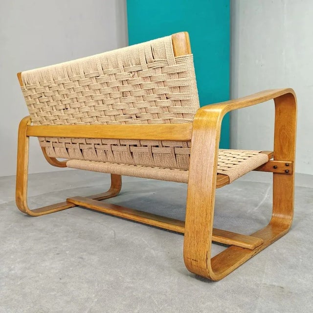 Rationalist Sofa by Giuseppe Pagano for Arredi Bocconi, 1938 For Sale - Image 4 of 13