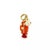 Aaron Basha Diamond Multi-Color Enamel Monster Egg 18k Yellow Gold Charm Pendant For Sale - Image 4 of 7