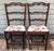 Pair Peg Antique Chippendale Ribbon Back Pierced Ladder Back Chairs Needlepoint Seats Stunning See Photos For Sale - Image 11 of 11