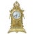 Gold Vintage Gilded Italian Mantel Clock, Mid-20th Century For Sale - Image 8 of 8