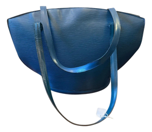 Louis Vuitton Toledo Blue Epi Leather Saint Jacques Hand Bag