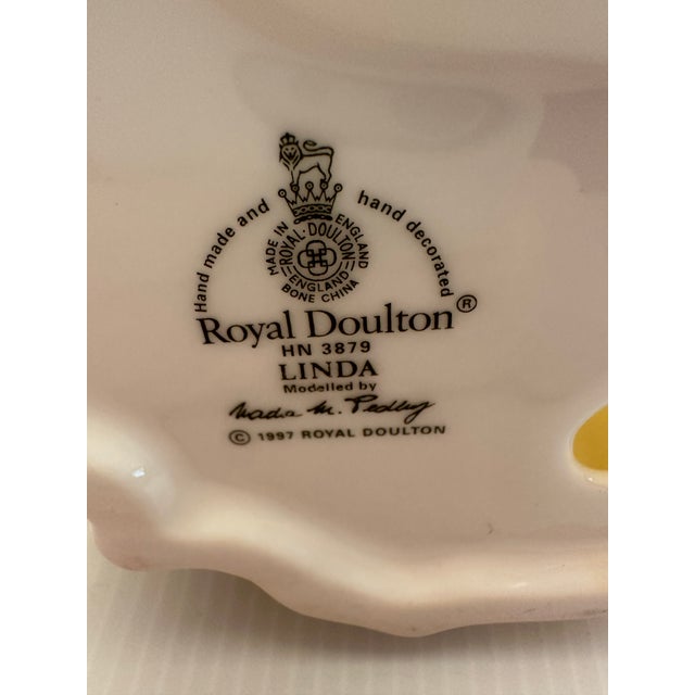 1977 Royal Doulton "Linda" Figurine #Hn3879 Designed and Signed by Nada M. Pedley For Sale - Image 9 of 12