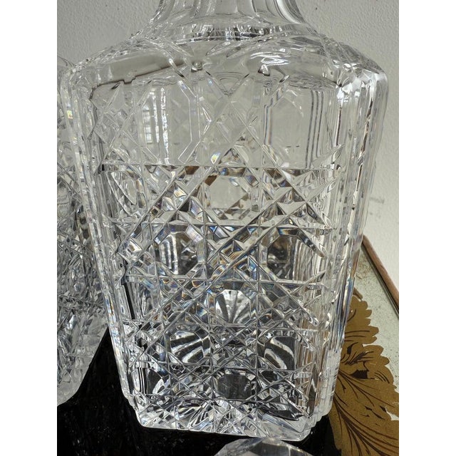 Brown 19th C. English Decanter Set For Sale - Image 8 of 12