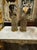 Modern Pair of Murano Fume’ Glass “Ruffle” Lamps For Sale - Image 3 of 6
