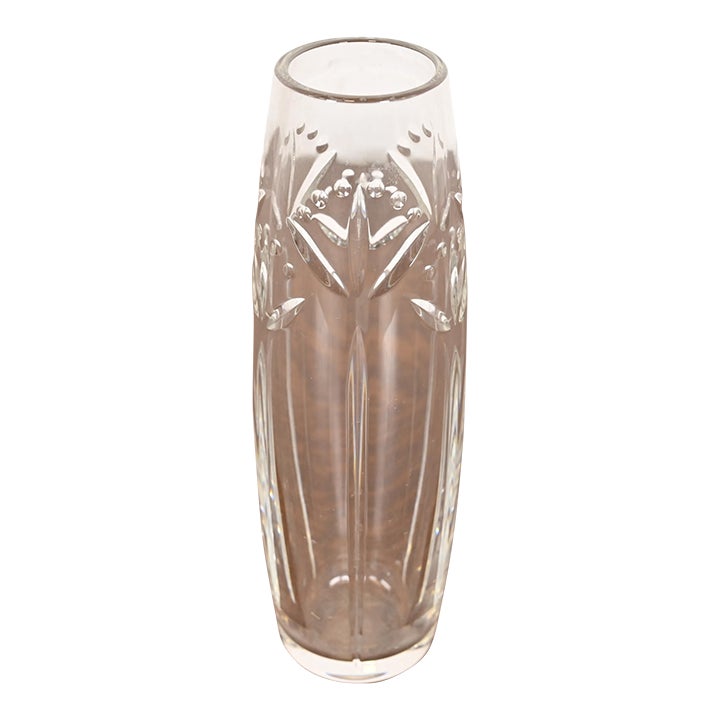 Tiffany & Co. Cut Crystal Vase | Chairish