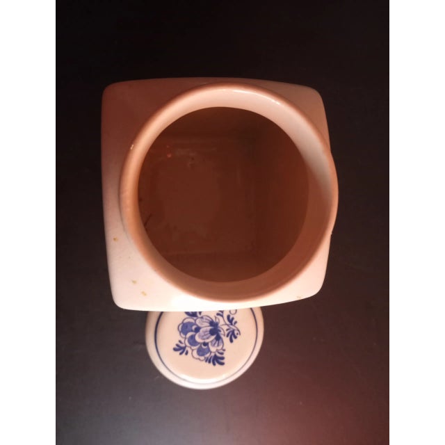 1970s Hand Painted Delft Holland Canister Jar For Sale In Dallas - Image 6 of 9