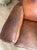 Mid 20th Century Pair of Two Vintage Oversized French Leather Club Chairs For Sale - Image 5 of 18