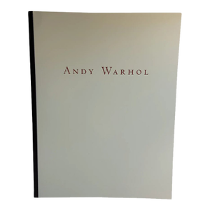 2001 Andy Warhol Cowboys and Indians Book