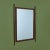 Walnut Wall Mirror For Sale - Image 4 of 8