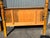 Brown 1930s Vintage Full Size Art Deco Wooden Headboard and Footboard For Sale - Image 8 of 9