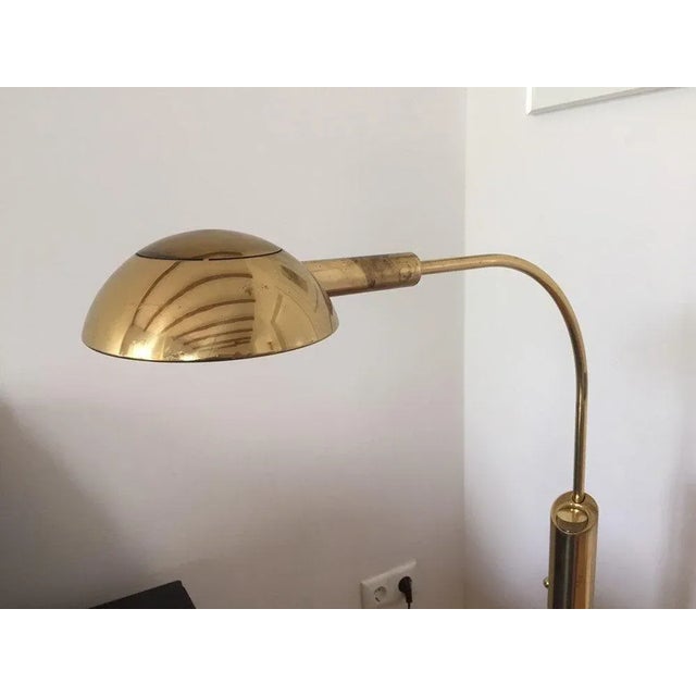 Golden Floor Lamp by Florian Schulz, 1960s For Sale - Image 6 of 11