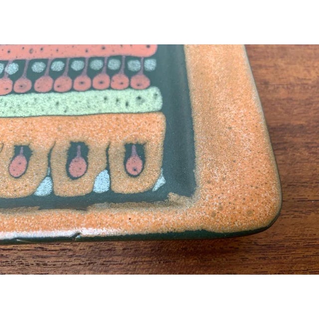 Vintage German Ceramic Plate from Keramik Manufaktur Kupfermühle, 1970s For Sale - Image 5 of 16