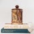 Striking vintage lidded jar meticulously hand-carved from a single piece of solid, natural red onyx. The stone's dramatic,...