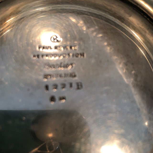 Cartier Contemporary Paul Revere Reproduction Cartier Sterling Silver Bowl For Sale - Image 4 of 8