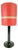 Mid-Century Space Age Metal Tulip Table Lamp, 1960s For Sale