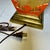 Burnt Orange Vintage James Mont Style Tole Lamp by Turtle and Crane - Bespoke Cinnabar & Gold Leaf - Newly Painted For Sale - Image 8 of 14
