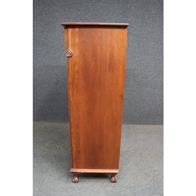 Dutch Designs Cherry Lingerie Chest on Ball & Claw Feet For Sale - Image 10 of 12