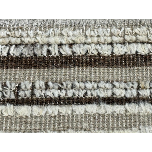 9ft 3in X 12ft Modern Rugs Fesa Hand-Knotted Wool Area Rug For Sale - Image 9 of 13