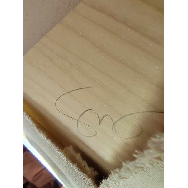 2010s Gustavo Uriel Oil on Canvas Titled 'Dissimulate' From 2015 Signed Verso, Large Work For Sale - Image 5 of 9