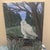 Mid-Century Modern Mid-Century Modern Folk Art Style Snowy Owl Oil Painting – Original Woodland Biophilic Canvas For Sale - Image 3 of 12