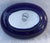 1950s Vintage Hall China Company Cobalt Ashtray With Integrated Matchbook Holder and Cigarette Rest For Sale - Image 5 of 7