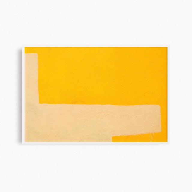 Not Yet Made - Made To Order Contemporary Abstract 'Yellow Wall' Photograph, Minimalist Geometric Art Print, Large 45 X 30" For Sale - Image 5 of 7