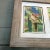 Contemporary original Stephen Heigh painting and collage. Framed and signed. Measures 10x8 without frame and 12.5x10.5...