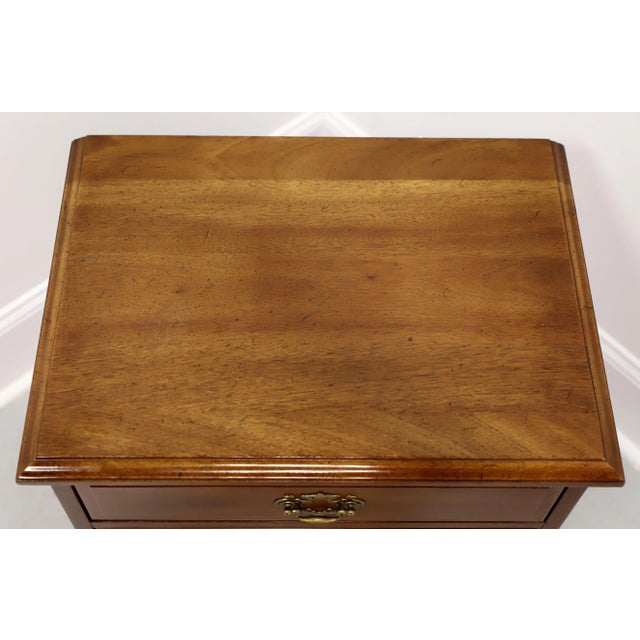 Hickory Chair Mahogany Chippendale Nightstand Bedside Chest For Sale In Charlotte - Image 6 of 10