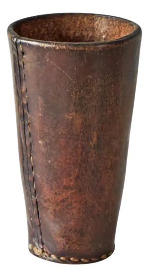 Mid-Century Pen Holder in Leather, 1960s