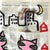Pop Art 6 Pink Cats - Original Quirky Figurative Animal Pop Art Painting by Gary John For Sale - Image 3 of 7