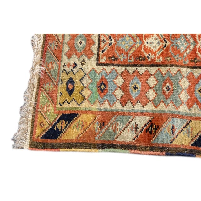 Late 18th Century Antique Turkish Milas Rug 3'9'' x 4'6'' For Sale - Image 11 of 12