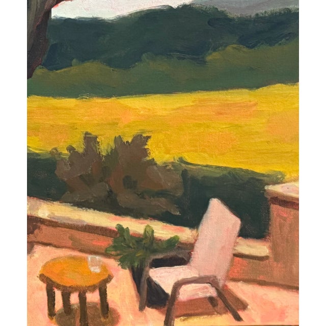 This landscape oil painting was painted onsite, "en plein air" in Bath County, Virginia, at Fort Lewis Farm. The subject...