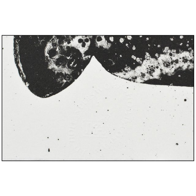 Sam Francis Late 20th Century Third Stone (l.86; sf.98) Abstrac Black Lithograph Sam Francis For Sale - Image 4 of 7