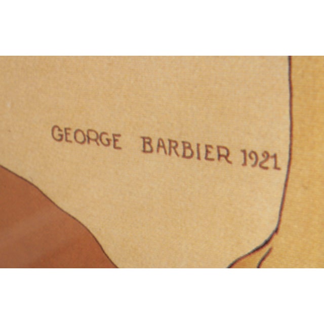 Tan Art Deco Style Clotilde & Alexandre Sakharoff Large Framed Poster For Sale - Image 8 of 12