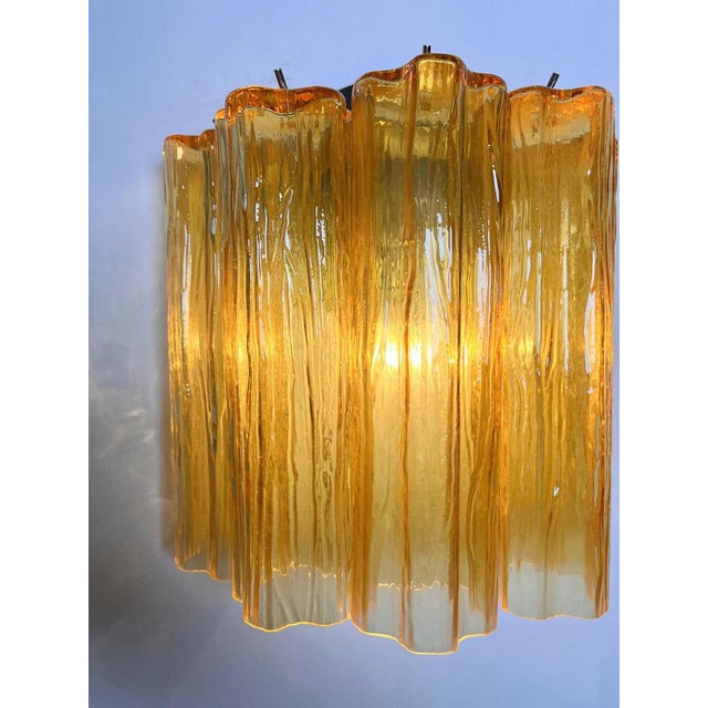 Vintage Tube Wall Sconces in Murano Glass, 1990s, Set of 2 For Sale - Image 18 of 18