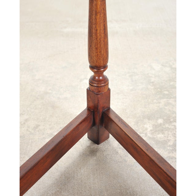 Ralph Lauren Country English Style Walnut Cricket Pub Table For Sale - Image 13 of 18