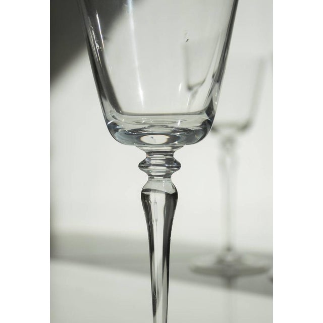 Murano Crystal Glasses by Carlo Moretti, Set of 12 For Sale - Image 5 of 12