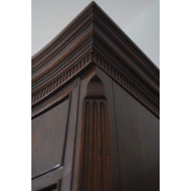 Drexel Heritage Chippendale Large Mahogany Chest For Sale - Image 10 of 17