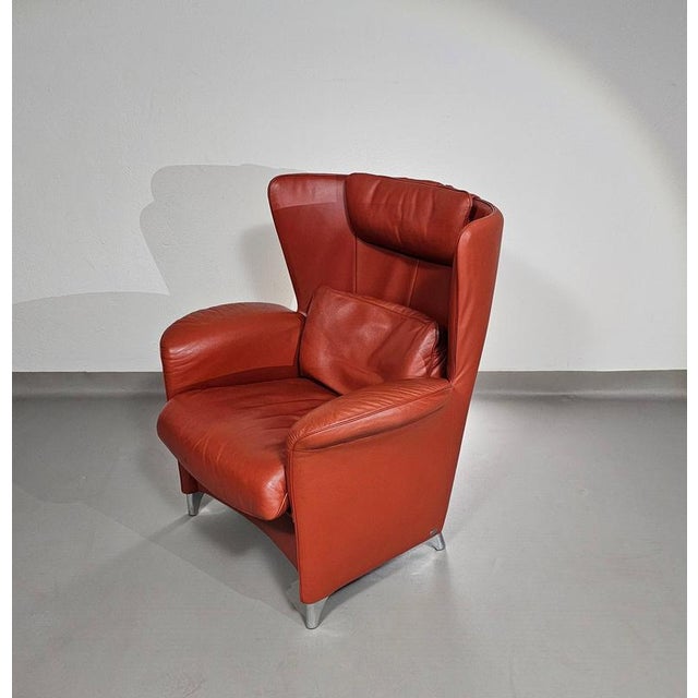 Set of DS-23 Lounge Chair and Ottoman by Franz Josef Schulte for de Sede For Sale - Image 10 of 18